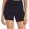 Marika Linnette High Waisted Tummy Control Yoga Shorts -Marika Shop 6746260734120 black 1a