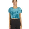Marika Tie Dye Boxy Crop -Marika Shop 6948895555752 bluesprucespiraltiedye 1a