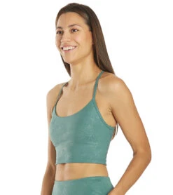 Marika Ivy Sports Bra -Marika Shop 6948897685672 bluesprucewildfloweremboss 5a