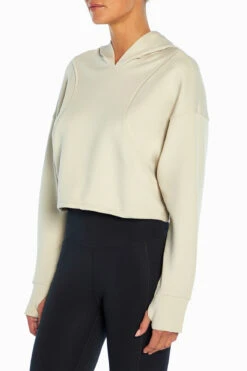 Marika Cycle House Cropped Juniper Hoodie -Marika Shop GLT4415A N0Q.54215
