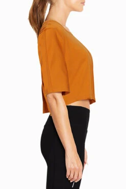 Marika Cycle House Keiley Crop Short Sleeve Tee -Marika Shop GLT5192 5FS 02