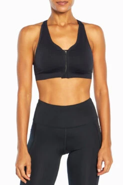 Marika Savannah Seamless Front Zip Sports Bra -Marika Shop MLB0770A 001.3957