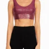 Marika Carter Long Sports Bra - Violet Rose 1 Marika Carter Long Sports Bra - Violet Rose -Marika Shop MLB0959A 9UD