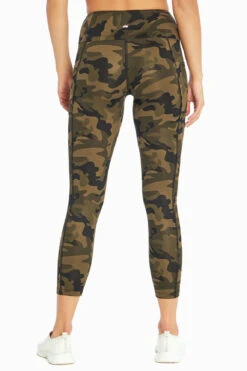 Marika High Rise Side Pocket Ankle Legging - Olive Grove -Marika Shop MLL1145A3SC.32525
