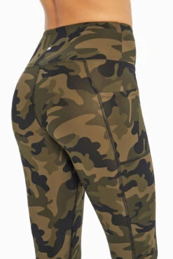 Marika High Rise Side Pocket Ankle Legging - Olive Grove -Marika Shop MLL1145A3SC.32527