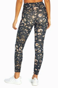 Marika Distressed Side Pocket Leopard Ankle Legging -Marika Shop MLL1627A 10P.56587