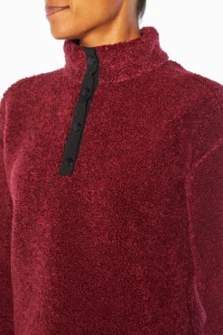 Marika Tyra Cropped Sherpa Pullover -Marika Shop MLQ0113A 60B.33243